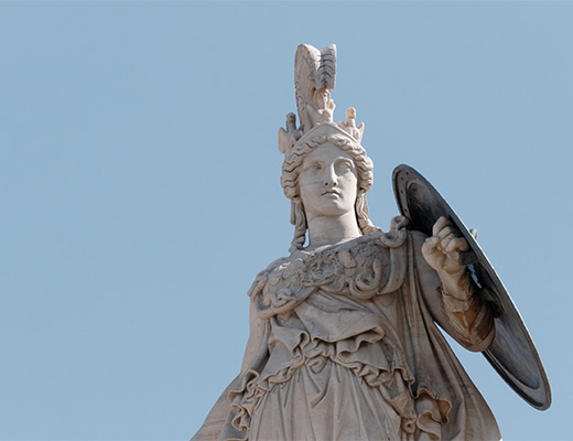the statue of Athena